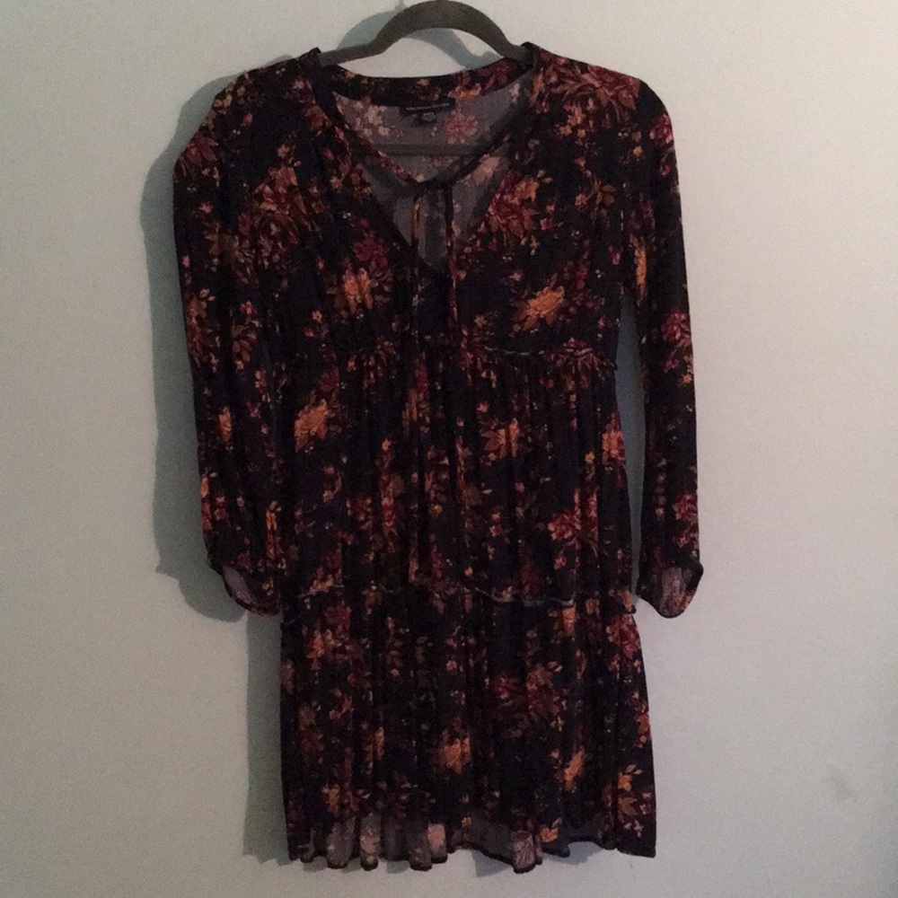 American Eagle Flower Pattern Dress (Small)